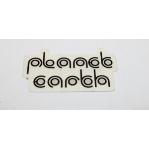 Vintage PLANET EARTH Skateboard Vending Sticker 90s - apprx 2.75"